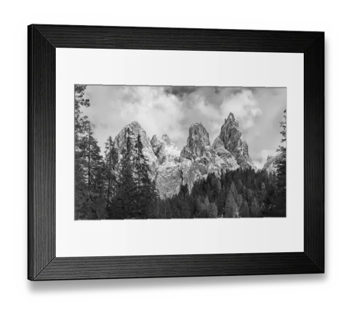 Framed Print : Tschamin Valley, Valle di Ciamin, in the Rosengarten, Catinaccio mountain range