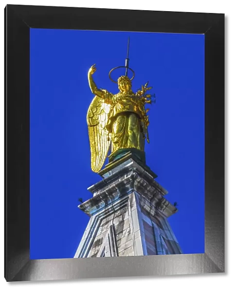 Golden Archangel Gabriel Statue Campanile Bell Tower, Piazza San Marco
