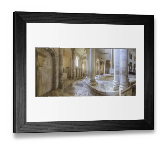 Framed Print : Europe, Italy, Tuscany. Interior of San Antimo Abbey Framed Print : Europe, Italy, Tuscany. Interior of San Antimo Abbey