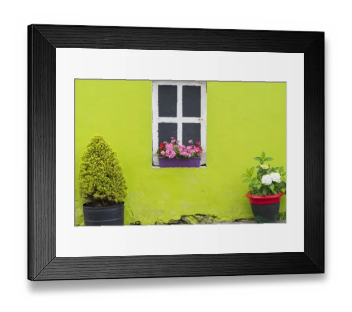 Framed Print : Europe, Ireland, Eyeries. Exterior of weathered house Framed Print : Europe, Ireland, Eyeries. Exterior of weathered house