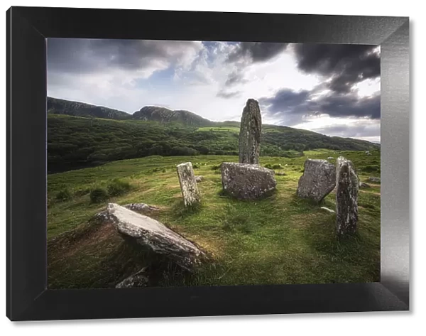 Europe, Ireland, County Kerry. Uragh stone circle