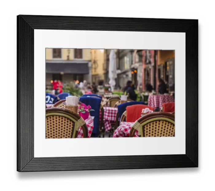 Framed Print : Sweden, Stockholm, Gamla Stan, Old Town, cafe tables Framed Print : Sweden, Stockholm, Gamla Stan, Old Town, cafe tables
