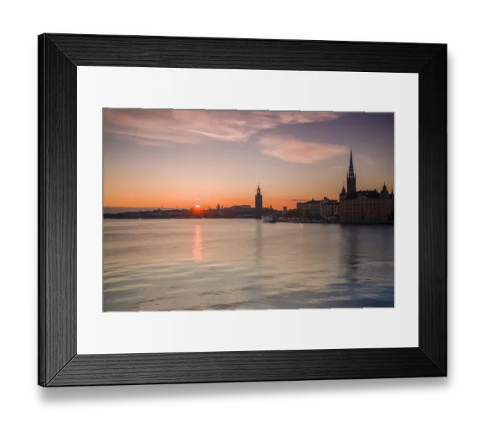 Framed Print : Sweden, Stockholm, Stockholm City Hall and Riddarholmen church Framed Print : Sweden, Stockholm, Stockholm City Hall and Riddarholmen church
