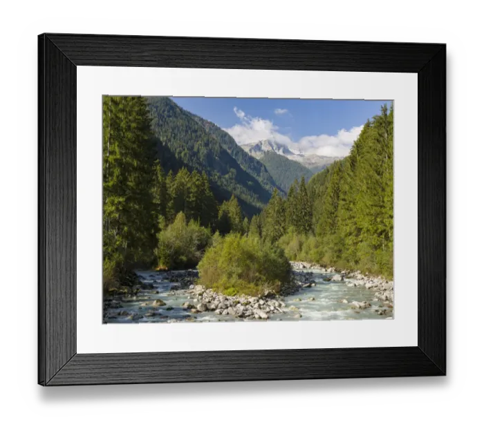 Framed Print : River Sarca. Val di Genova in the Parco Naturale Adamello, Brenta, Trentino, Italy Framed Print : River Sarca. Val di Genova in the Parco Naturale Adamello, Brenta, Trentino, Italy