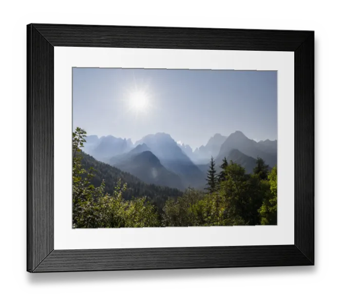 Framed Print : View from Val Rendena towards the Brenta Dolomites, UNESCO World Heritage Site Framed Print : View from Val Rendena towards the Brenta Dolomites, UNESCO World Heritage Site
