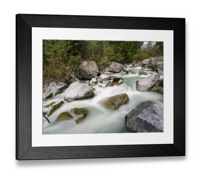 Framed Print : River Sarca. Val di Genova in the Parco Naturale Adamello, Brenta, Trentino, Italy Framed Print : River Sarca. Val di Genova in the Parco Naturale Adamello, Brenta, Trentino, Italy