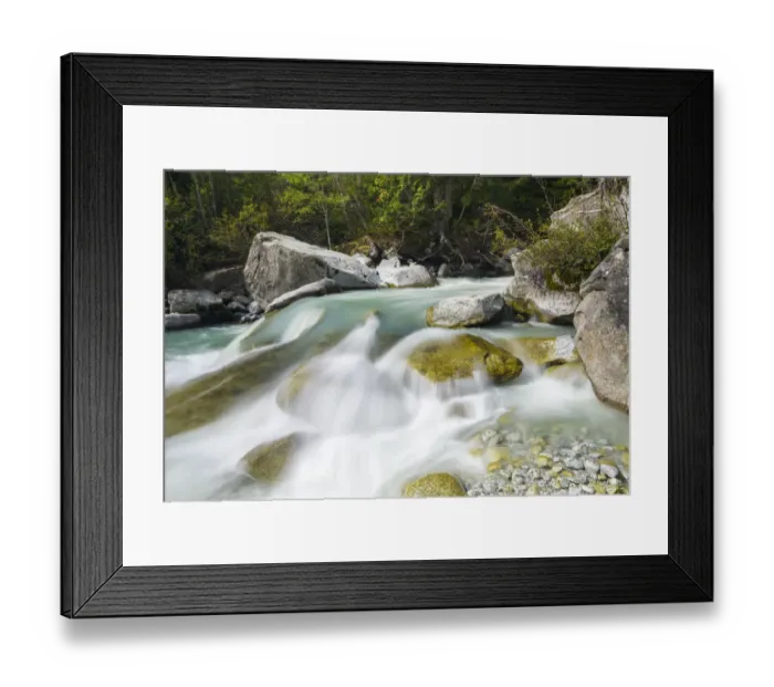 Framed Print : River Sarca. Val di Genova in the Parco Naturale Adamello, Brenta, Trentino, Italy Framed Print : River Sarca. Val di Genova in the Parco Naturale Adamello, Brenta, Trentino, Italy