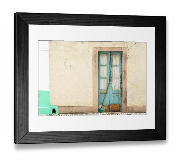 Framed Print : Europe, Portugal, Nazare. Weathered house exterior Framed Print : Europe, Portugal, Nazare. Weathered house exterior