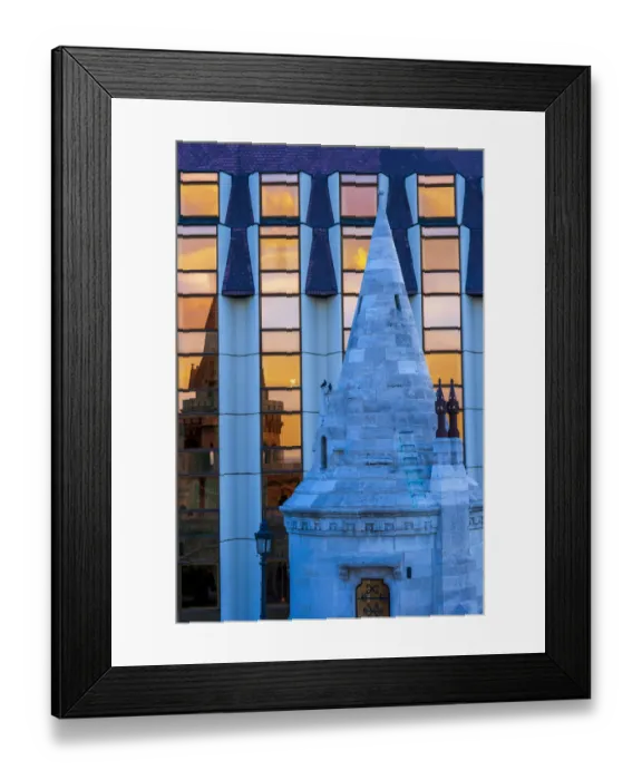 Framed Print : Fishermans Bastion next to Matyas Church, Castle Hill, Buda side of Central Budapest Framed Print : Fishermans Bastion next to Matyas Church, Castle Hill, Buda side of Central Budapest