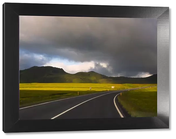 Winding road, Vik, Iceland
