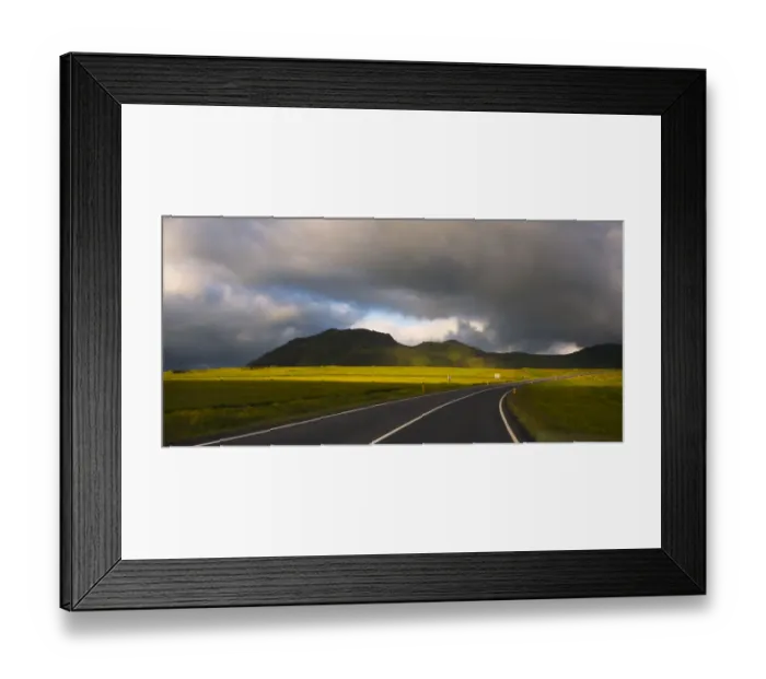 Framed Print : Winding road, Vik, Iceland Framed Print : Winding road, Vik, Iceland