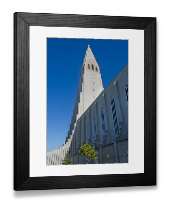 Framed Print : Hallgrimskirkja church, Reykjavik, Iceland