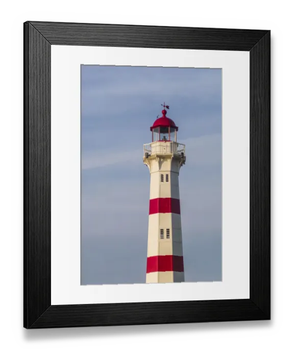 Framed Print : Sweden, Scania, Malmo, Inre Hamnen inner harbor, lighthouse