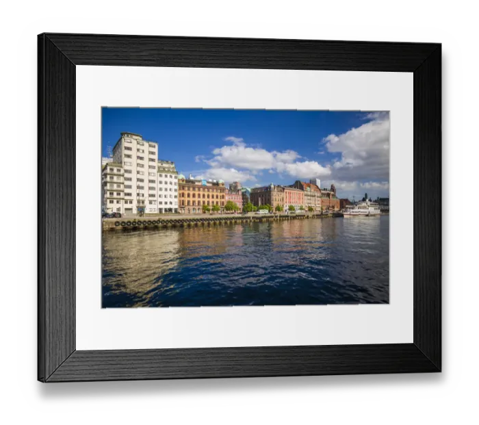 Framed Print : Sweden, Scania, Malmo, Inre Hamnen inner harbor Framed Print : Sweden, Scania, Malmo, Inre Hamnen inner harbor