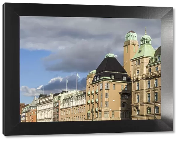 Sweden, Scania, Malmo, buildings along Norra Vallgatan street (Editorial Use Only)