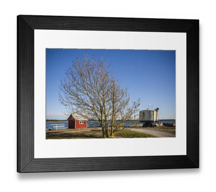 Framed Print : Sweden, Gotland Island, Blase, former lime factory, steam shovel Framed Print : Sweden, Gotland Island, Blase, former lime factory, steam shovel