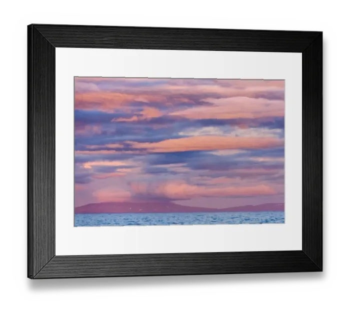 Framed Print : Sunset sky over the ocean, Cape Dezhnev, Bering Sea, Russian Far East Framed Print : Sunset sky over the ocean, Cape Dezhnev, Bering Sea, Russian Far East