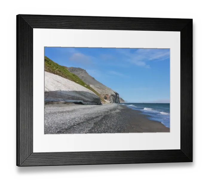 Framed Print : Beach, Cape Dezhnev, most eastern corner of Eurasia, Russian Far East Framed Print : Beach, Cape Dezhnev, most eastern corner of Eurasia, Russian Far East