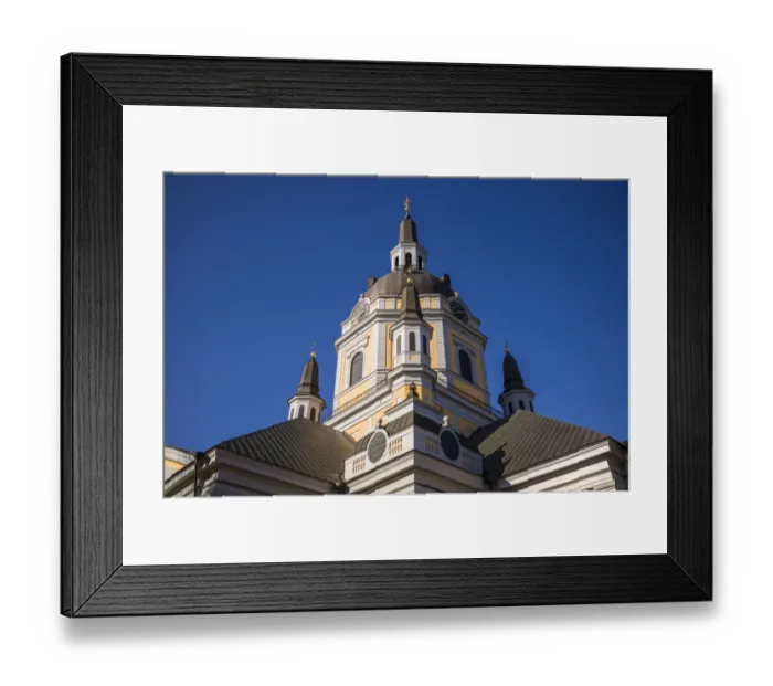 Framed Print : Sweden, Stockholm, Sodermalm neighborhood, Katarina Church church
