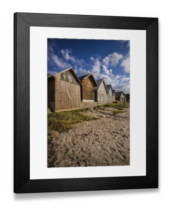 Framed Print : Sweden, Gotland Island, Djupvik, fishing shacks Framed Print : Sweden, Gotland Island, Djupvik, fishing shacks