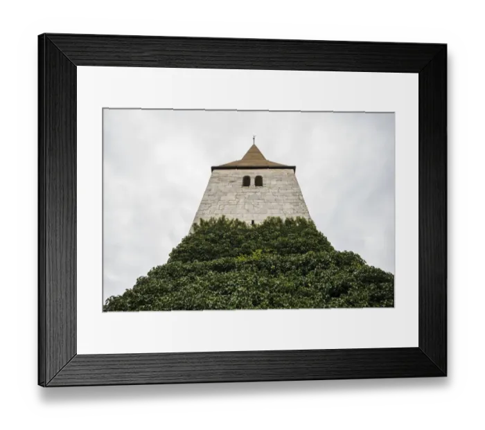 Framed Print : Sweden, Gotland Island, Frojel, Frojel church, exterior (Editorial Use Only)