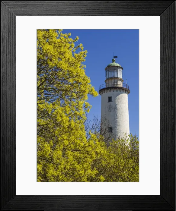 Framed Print : Sweden, Faro Island, Skogsbo, Skogsbo Lighthouse