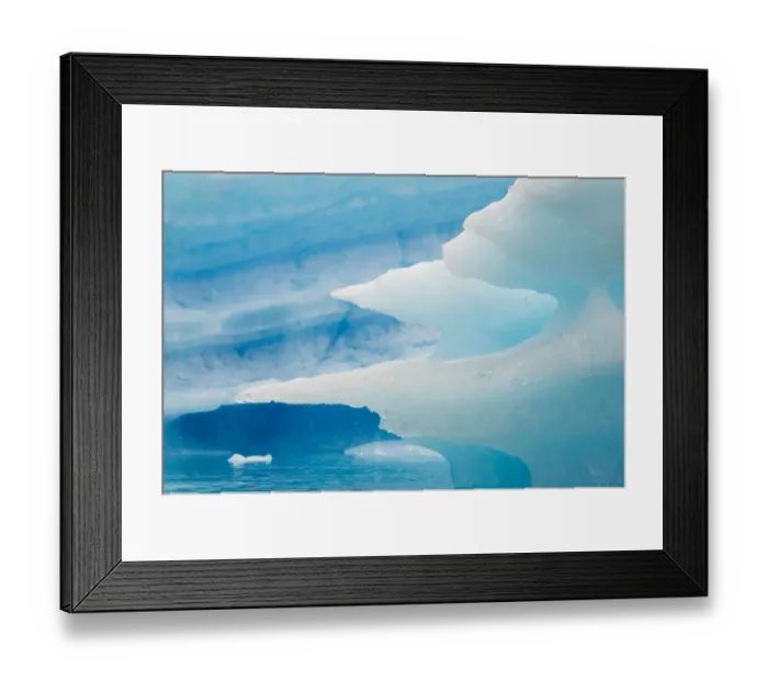 Framed Print : Close up of blue ice in the fjord of Narsarsuaq, Greenland Framed Print : Close up of blue ice in the fjord of Narsarsuaq, Greenland