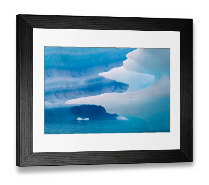 Framed Print : Close up of blue ice in the fjord of Narsarsuaq, Greenland Framed Print : Close up of blue ice in the fjord of Narsarsuaq, Greenland