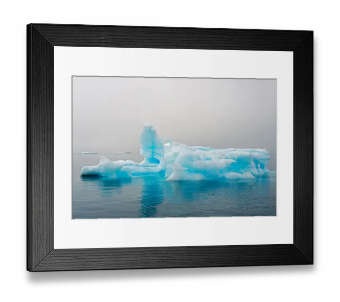 Framed Print : Blue iceberg in the fjord of Narsarsuaq, Greenland Framed Print : Blue iceberg in the fjord of Narsarsuaq, Greenland