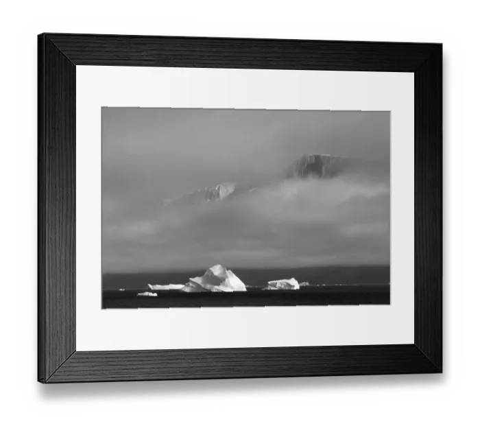 Framed Print : Floating iceberg in the ocean, Greenland Framed Print : Floating iceberg in the ocean, Greenland