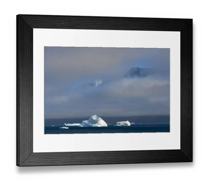 Framed Print : Floating iceberg in the ocean, Greenland Framed Print : Floating iceberg in the ocean, Greenland