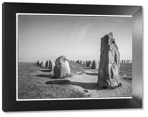 Southern Sweden, Kaseberga, Ales Stenar, Ales Stones, early peoples ritual site