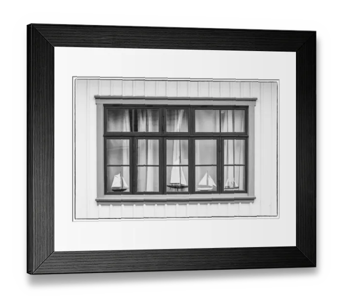 Framed Print : Sweden, Bohuslan, Fjallbacka, village house detail Framed Print : Sweden, Bohuslan, Fjallbacka, village house detail