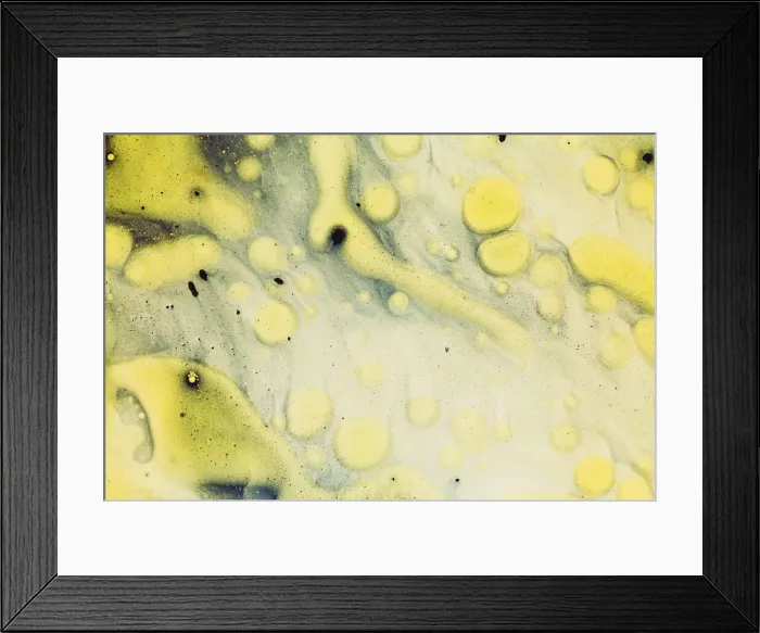 Framed Print : Paint, oil and water