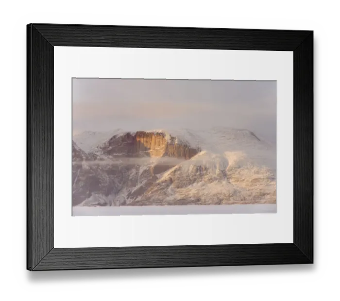 Framed Print : Storen Island, frozen into the sea ice of the Uummannaq fjord system during winter Framed Print : Storen Island, frozen into the sea ice of the Uummannaq fjord system during winter