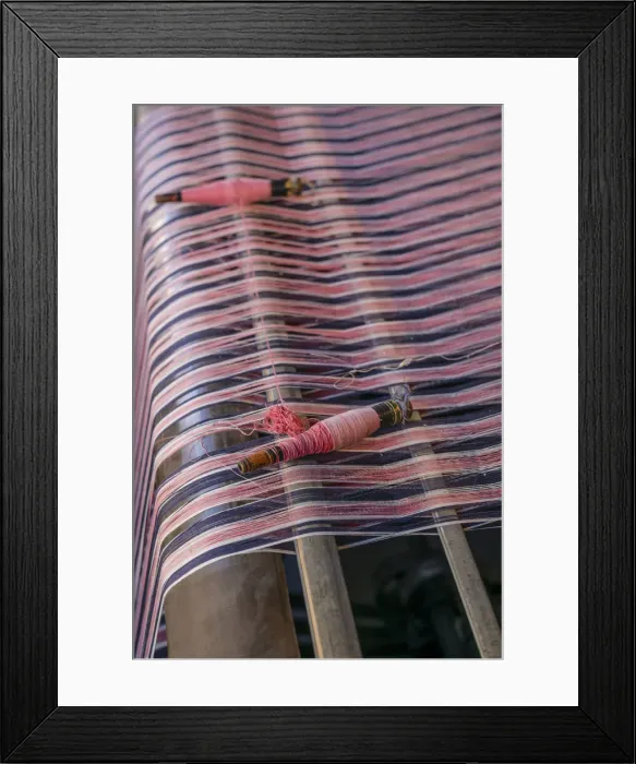 Framed Print : Sweden, Norrkoping, former mill town, cloth loom detail Framed Print : Sweden, Norrkoping, former mill town, cloth loom detail