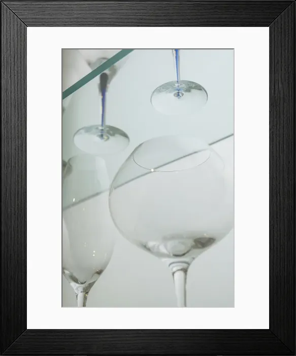Framed Print : Sweden, Glasriket, Kingdom of Glass area, Vaxjo, display of locally produced glassware