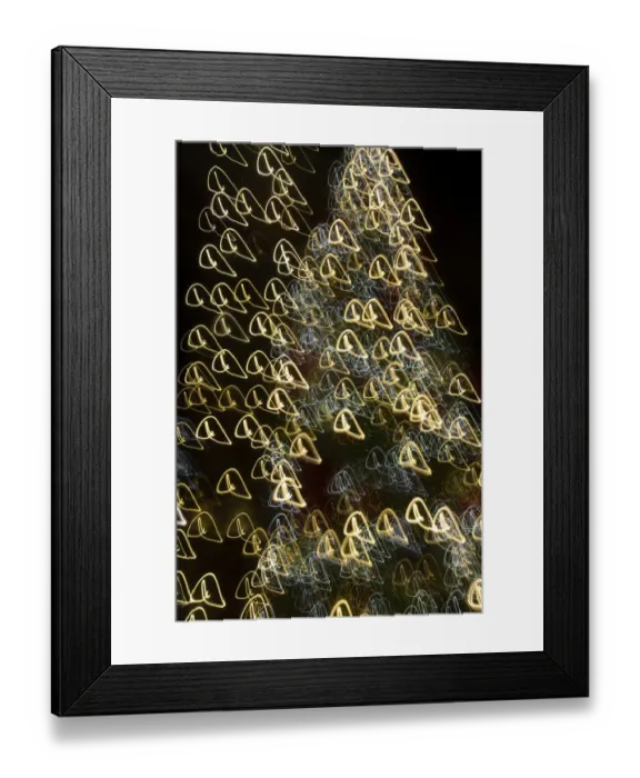 Framed Print : USA, Arizona, Buckeye. Abstract motion of Christmas tree at night Framed Print : USA, Arizona, Buckeye. Abstract motion of Christmas tree at night
