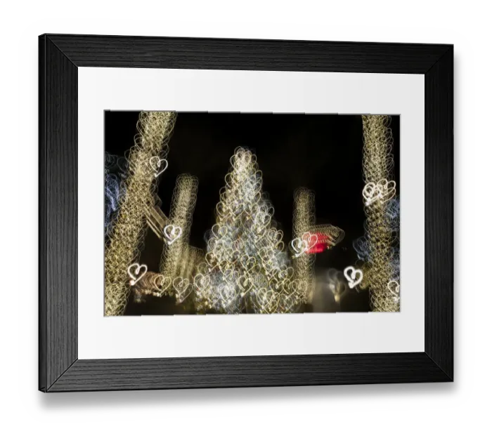 Framed Print : USA, Arizona, Buckeye. Abstract of Christmas tree at night Framed Print : USA, Arizona, Buckeye. Abstract of Christmas tree at night