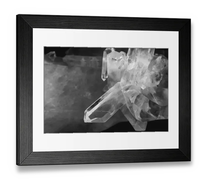 Framed Print : Quartz crystals Framed Print : Quartz crystals