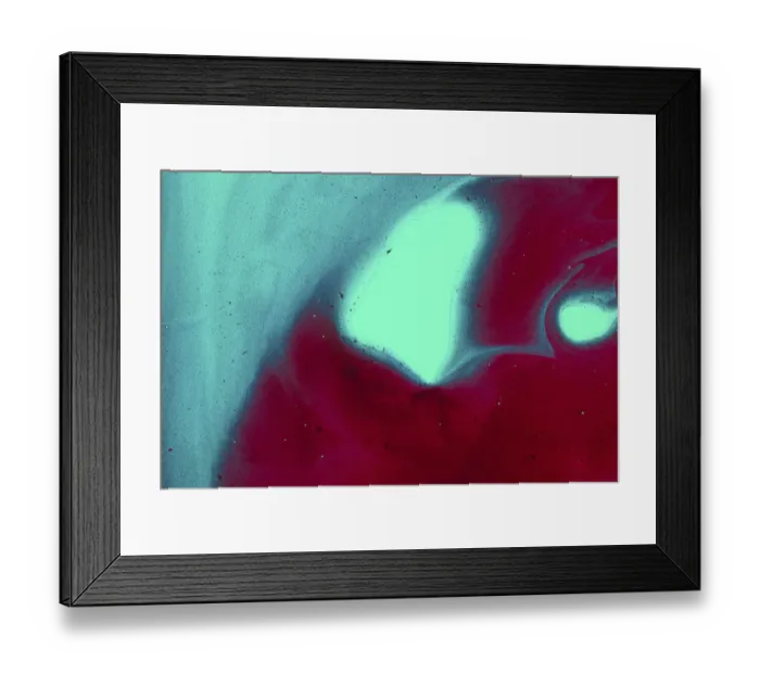 Framed Print : Paint, oil and water