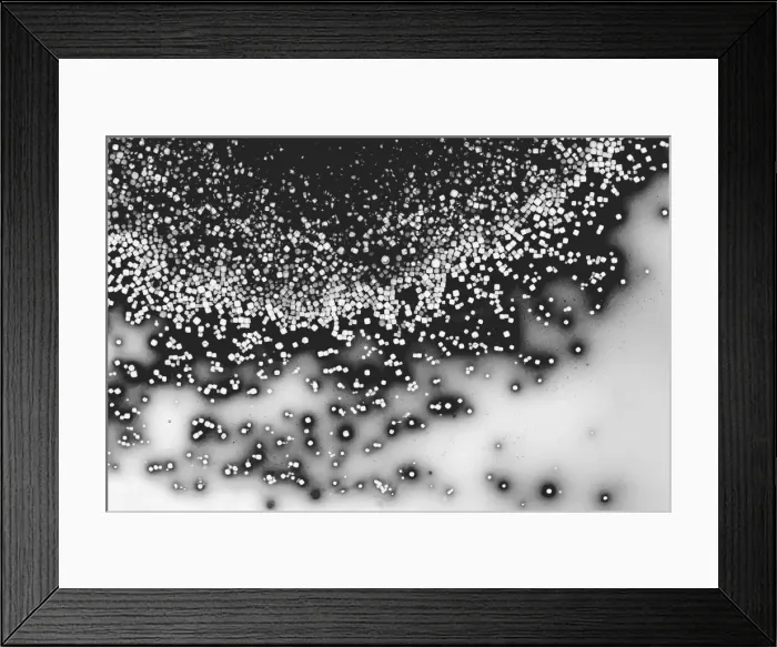 Framed Print : Beet juice and salt crystals Framed Print : Beet juice and salt crystals