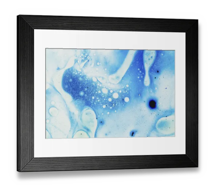 Framed Print : Paint, oil and water
