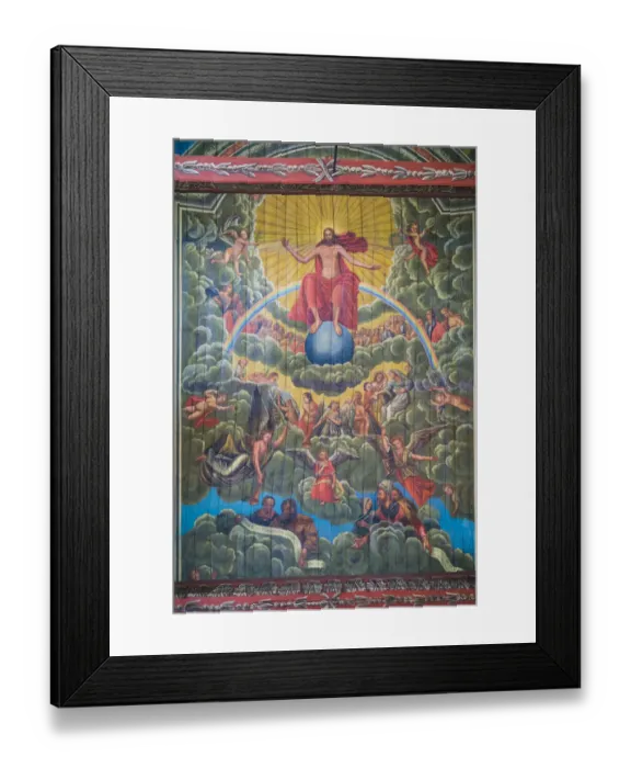 Framed Print : Sweden, Bohuslan, Dingle, Svarteborgs church, interior (Editorial Use Only)