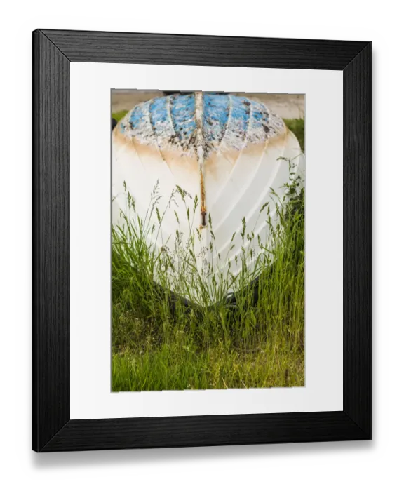 Framed Print : Sweden, Bohuslan, Tjarno Island, Tjarno, small boat