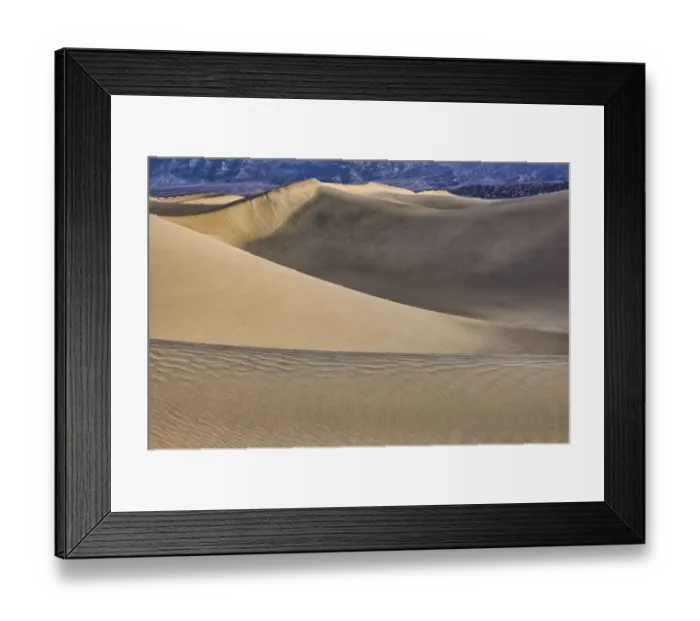 Framed Print : Mesquite Dunes, Death Valley National Park, California