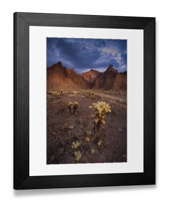 Framed Print : USA, Arizona, Kofa National Wildlife Area. Mountain and desert landscape Framed Print : USA, Arizona, Kofa National Wildlife Area. Mountain and desert landscape