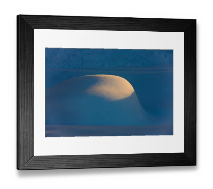 Framed Print : Landscape of snow mound at sunset, Haines, Alaska, USA Framed Print : Landscape of snow mound at sunset, Haines, Alaska, USA