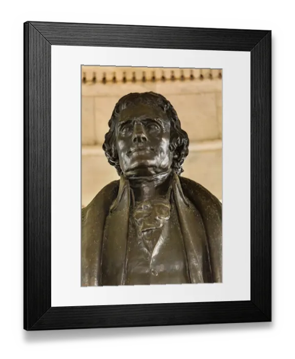 Framed Print : Bronze Jefferson Statue, Jefferson Memorial, Washington DC. Statue by Rudolph Evans 1947 Framed Print : Bronze Jefferson Statue, Jefferson Memorial, Washington DC. Statue by Rudolph Evans 1947