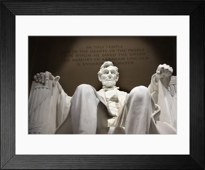 Framed Print : Lincoln Memorial, Washington DC